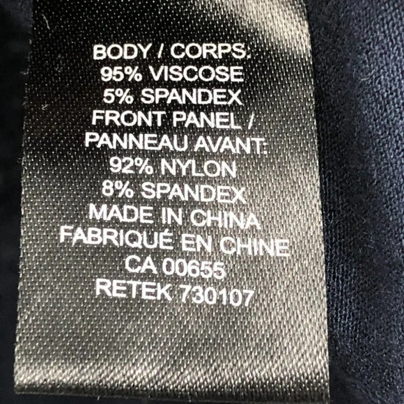 RW&Co Navy Sleeveless Beaded Mesh Detail Tank Top size M - Picture 8 of 15